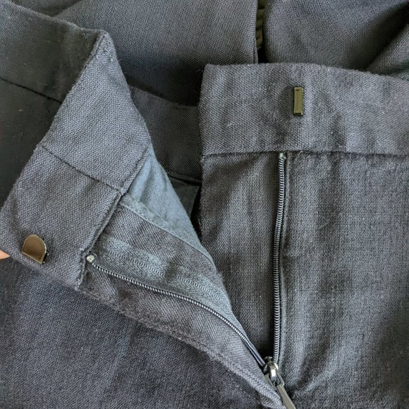 Tory Burch Navy Wool Ankle Length Dress Pants - Picture 7 of 9